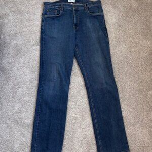 Tecovas Mens Standard Fit Jeans Dark Blue 36x34